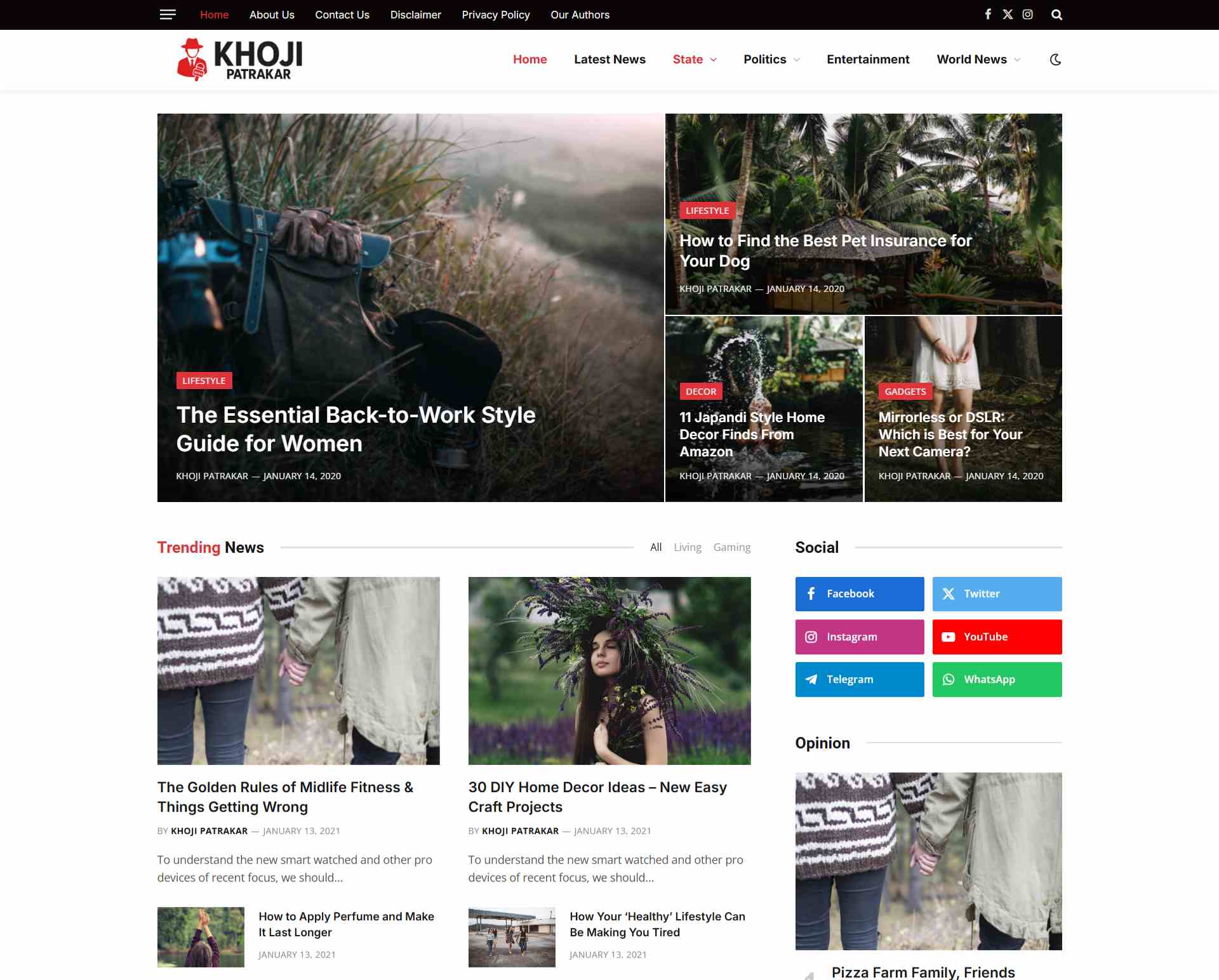 Media Website